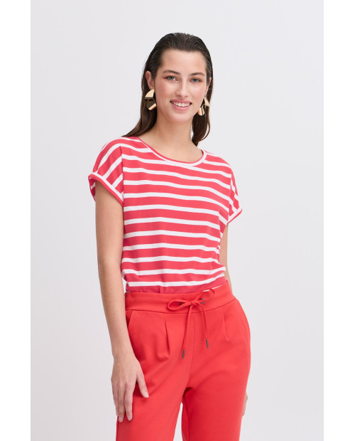 b.young  BYPAMILA T-shirt  Colour: Poinsettia Mix