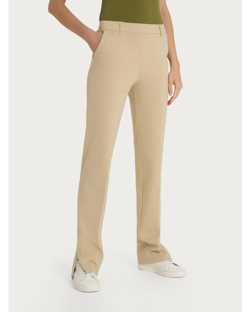 Ragno Pantalone dritto con tasche e spacchetto in Compact Light DP09PP