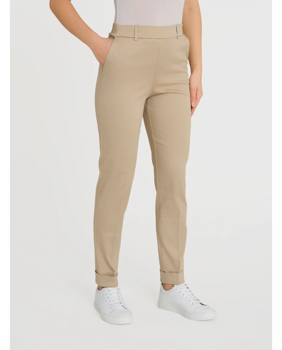 Ragno Pantalone chino slim con tasche in Satin Power DN22P7