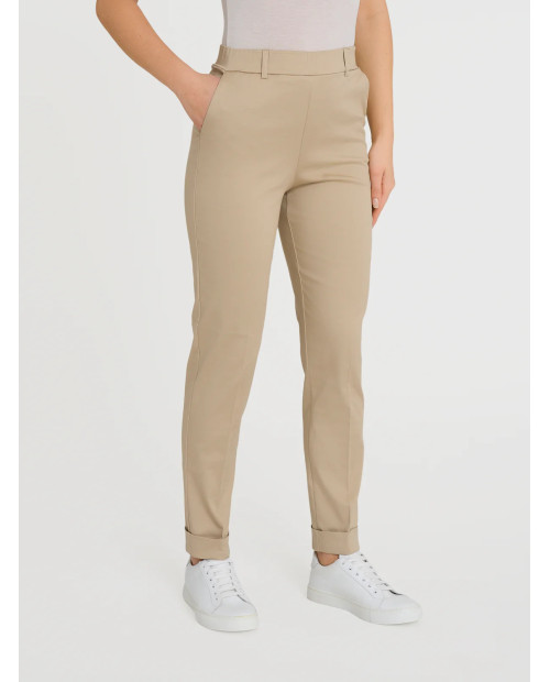 Ragno Pantalone chino slim con tasche in Satin Power DN22P7