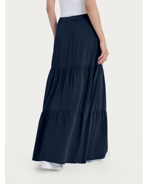 Ragno Gonna lunga tinta unita in Ecoseta DP34UG