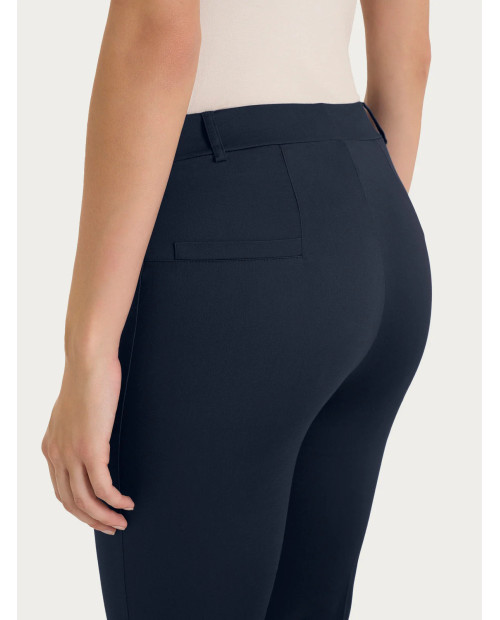 Ragno Pantalone flare alla caviglia in Satin Power DC62PM